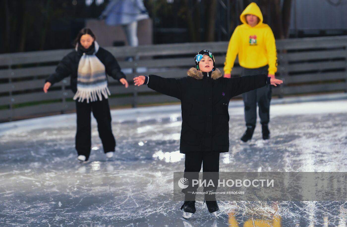 Открытие катка на Новой Голландии в Санкт-Петербурге