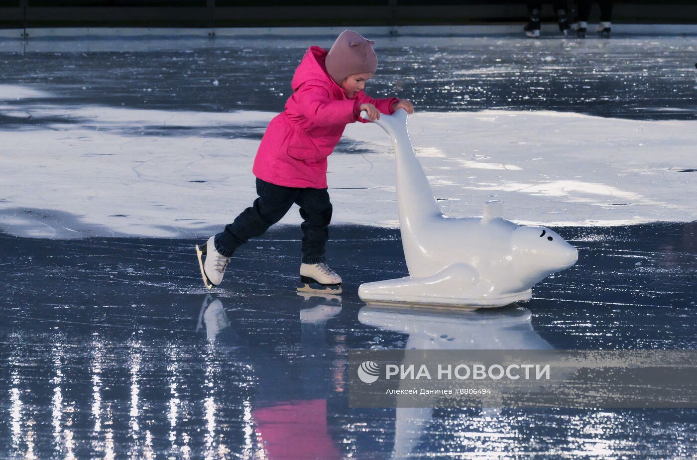 Открытие катка на Новой Голландии в Санкт-Петербурге