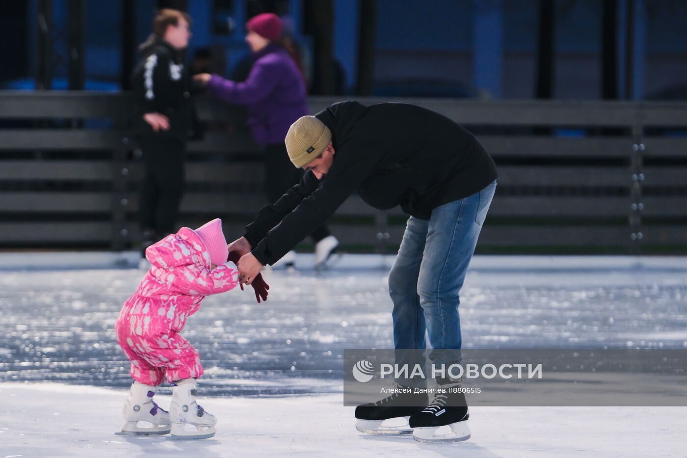 Открытие катка на Новой Голландии в Санкт-Петербурге