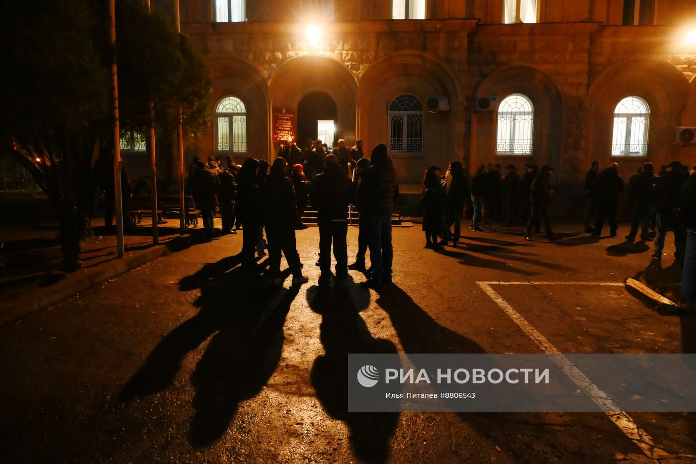 Акция протеста абхазской оппозиции в Сухуме