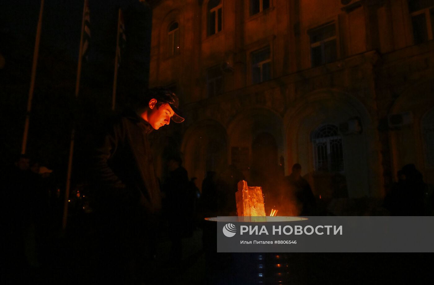 Акция протеста абхазской оппозиции в Сухуме