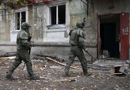 Разминирование Селидово в ДНР 91-м инженерно-саперным полком группировки войск "Центр"