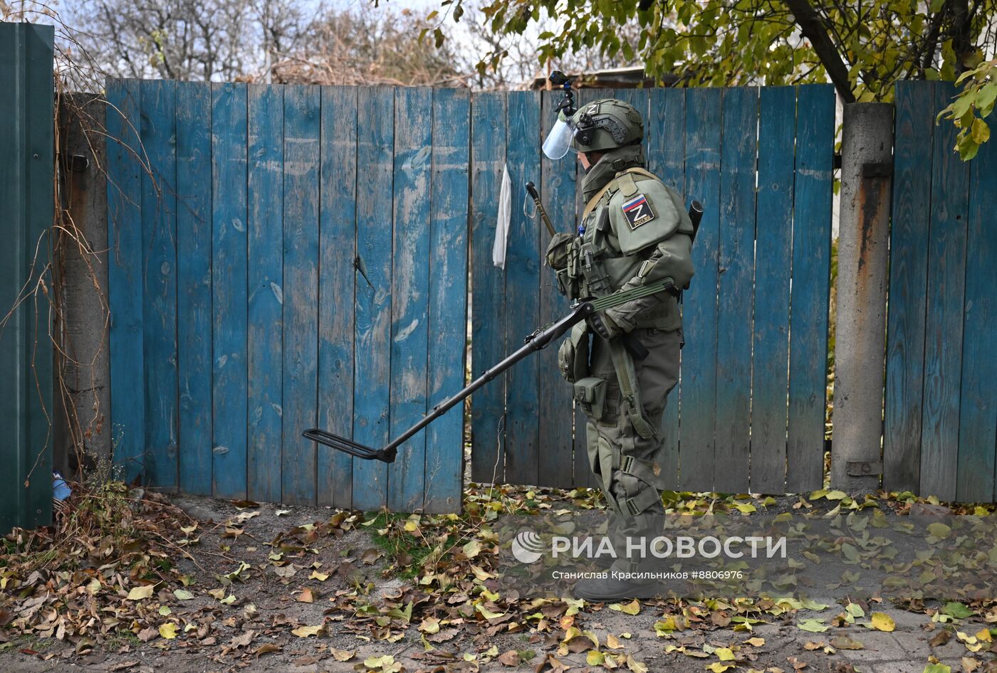 Разминирование Селидово в ДНР 91-м инженерно-саперным полком группировки войск "Центр"