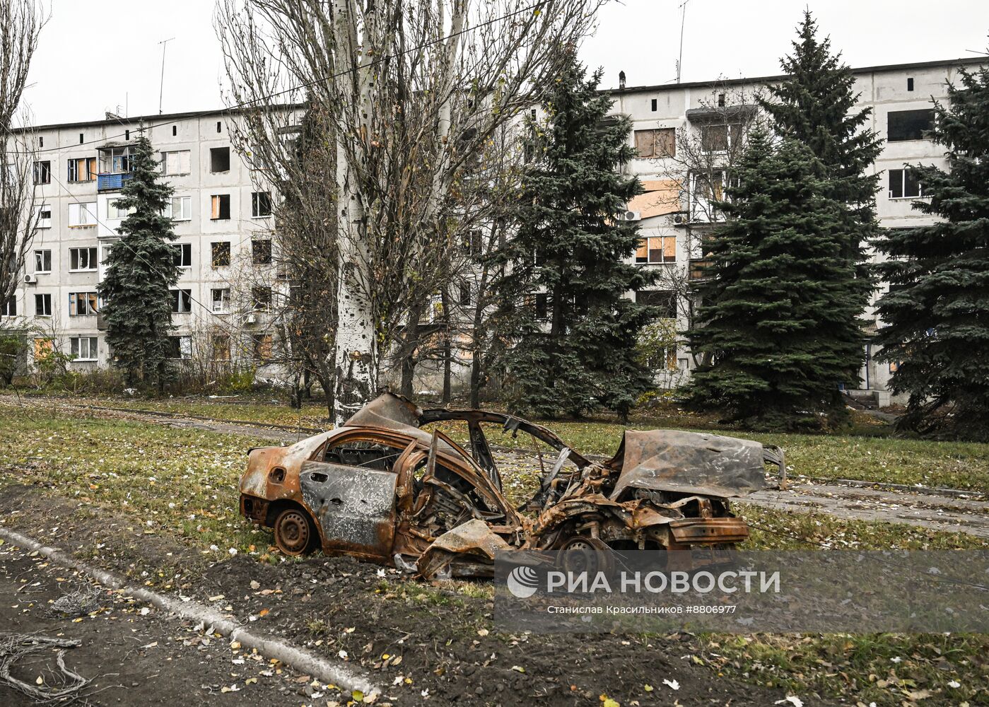 Освобожденный город Селидово в ДНР