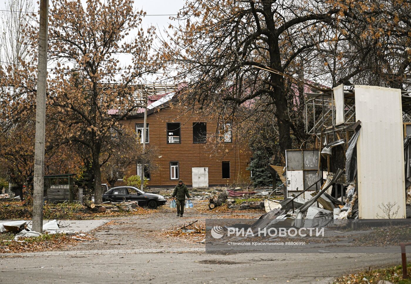 Освобожденный город Селидово в ДНР