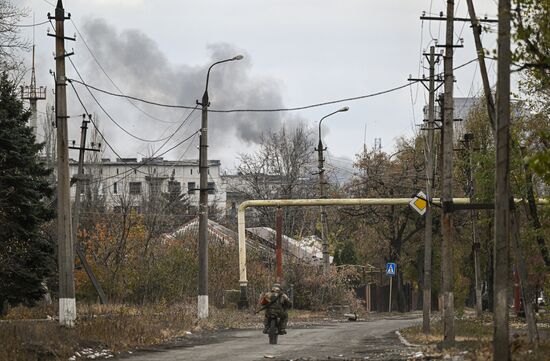 Освобожденный город Селидово в ДНР