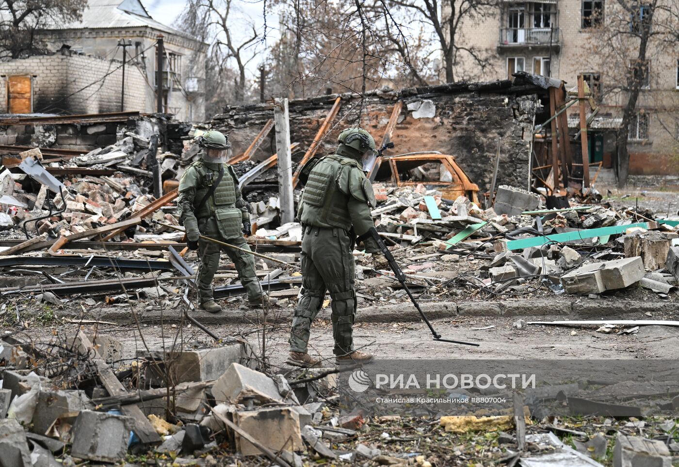 Разминирование Селидово в ДНР 91-м инженерно-саперным полком группировки войск "Центр"