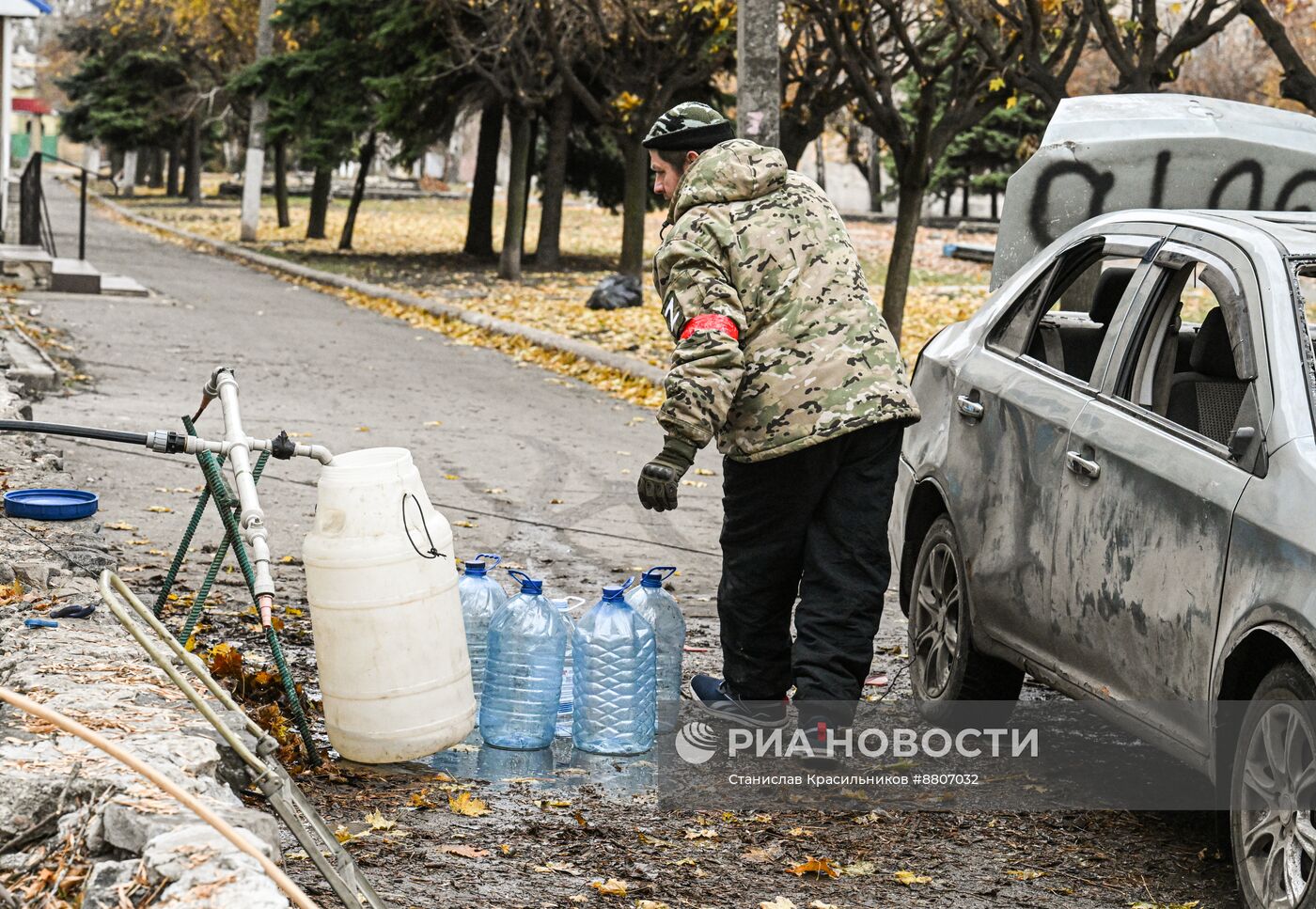 Освобожденный город Селидово в ДНР