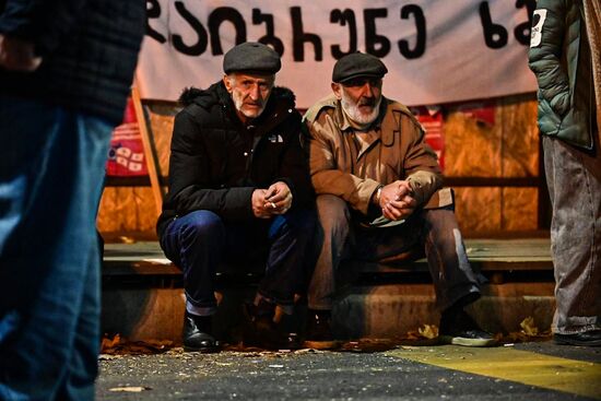 Акция оппозиции в Тбилиси