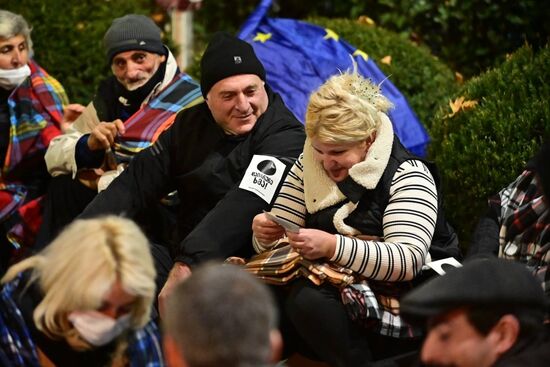 Акция оппозиции в Тбилиси