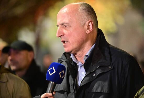 Акция оппозиции в Тбилиси