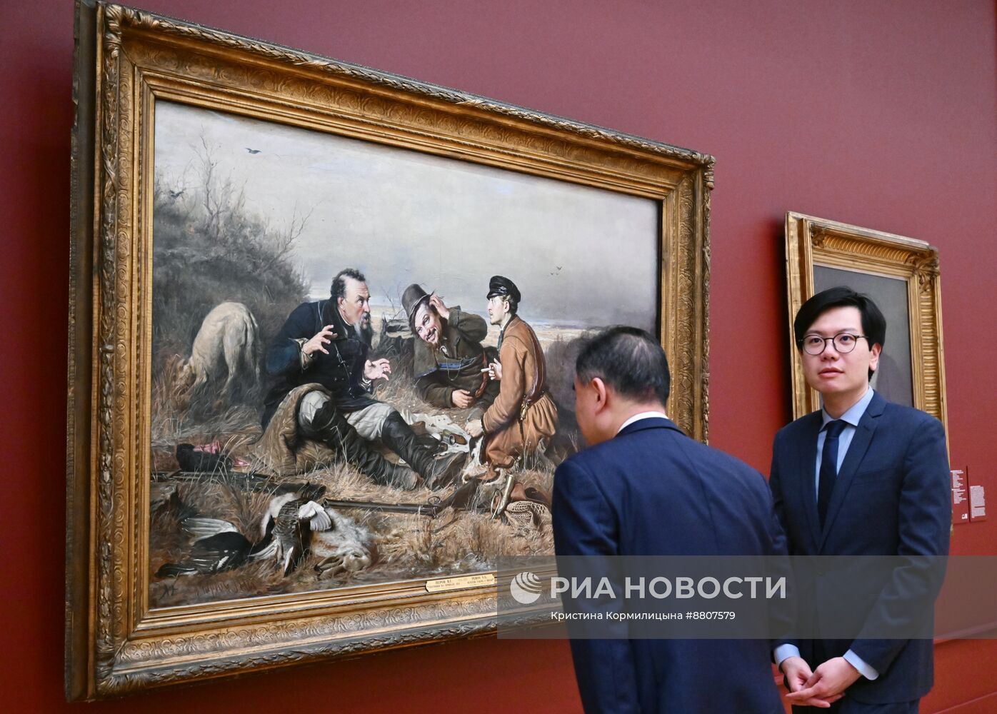 Закрытый показ выставки "Передвижники"