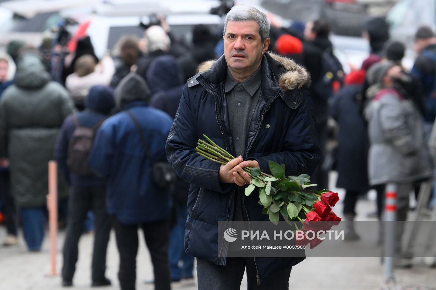 Прощание с певцом Владимиром Левкиным