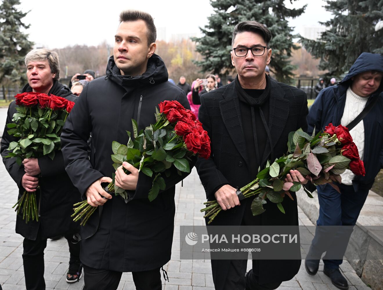 Прощание с певцом Владимиром Левкиным