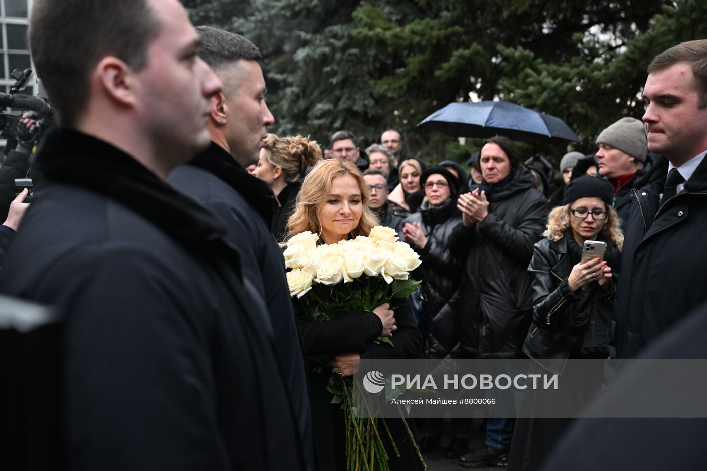 Прощание с певцом Владимиром Левкиным