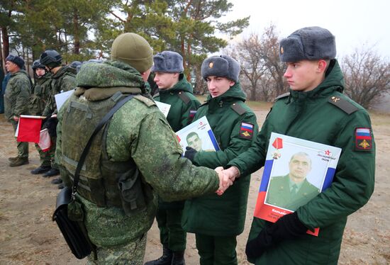 Акция "Выстрел памяти" на Мамаевом кургане