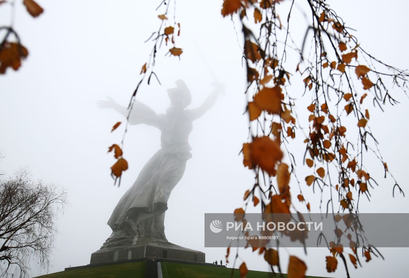 Акция "Выстрел памяти" на Мамаевом кургане