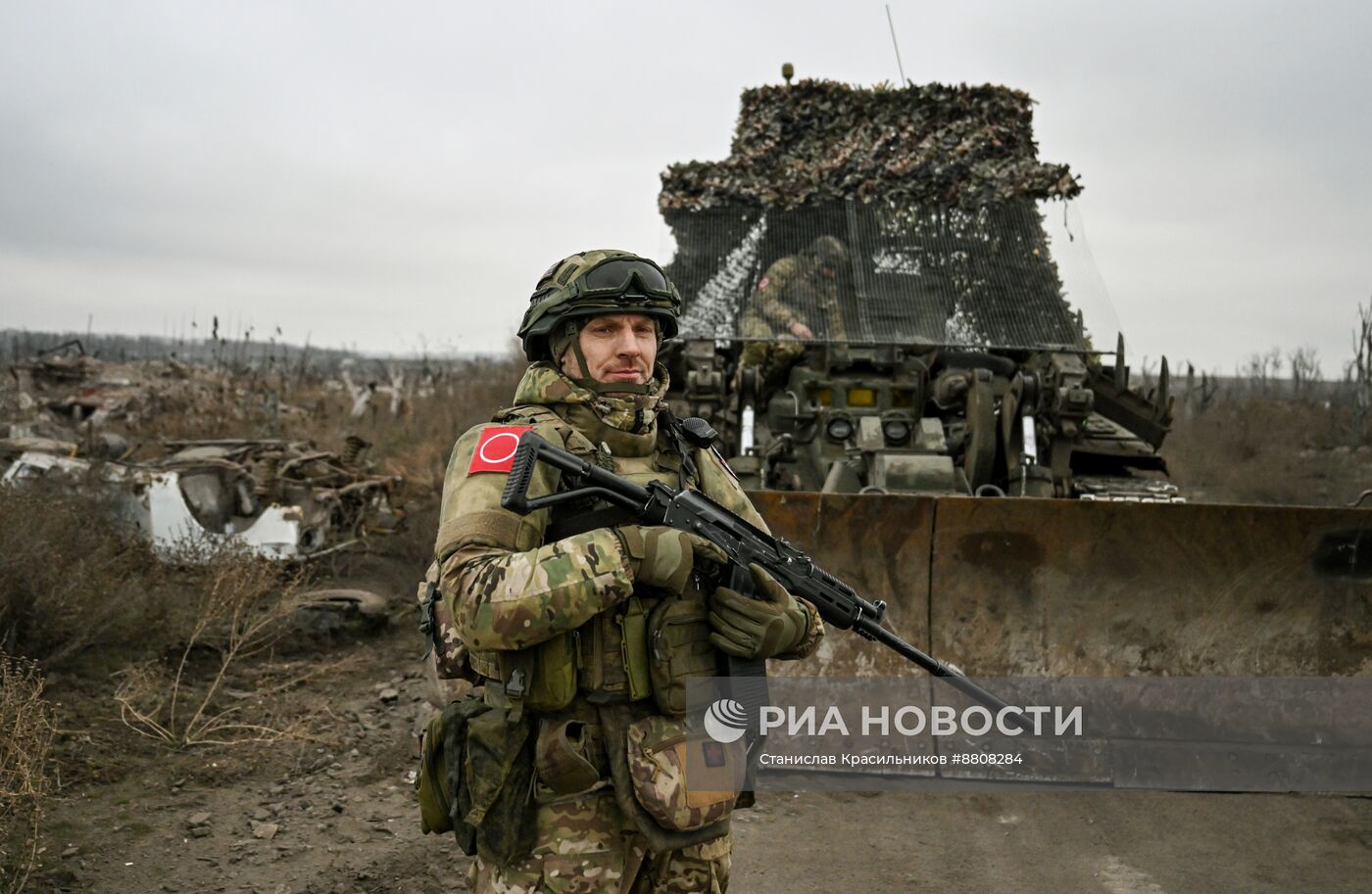 Расчистка и разминирование дорог в Покровском районе ДНР саперами 12-й инженерно-саперной бригады группировки войск "Центр" 