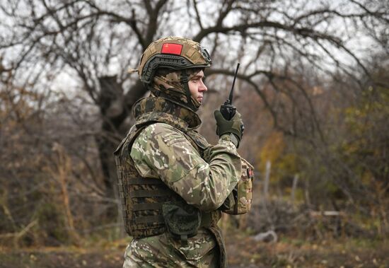 Боевая работа расчета 2С4 "Тюльпан" самоходно-артиллерийского полка ЦВО на Красноармейском направлении