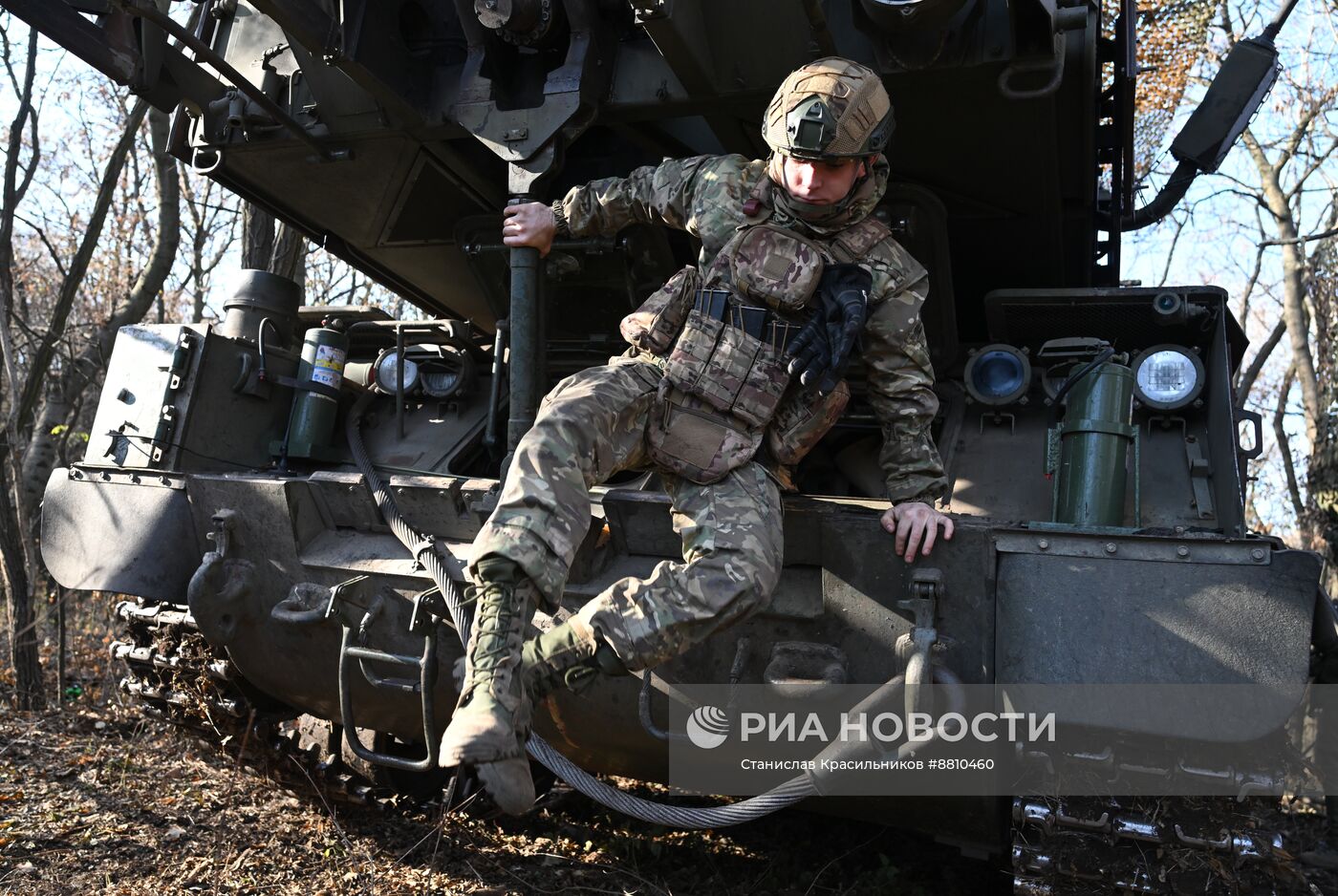 Боевое дежурство расчета "БУК-М2" группировки войск "Центр" на Красноармейском направлении