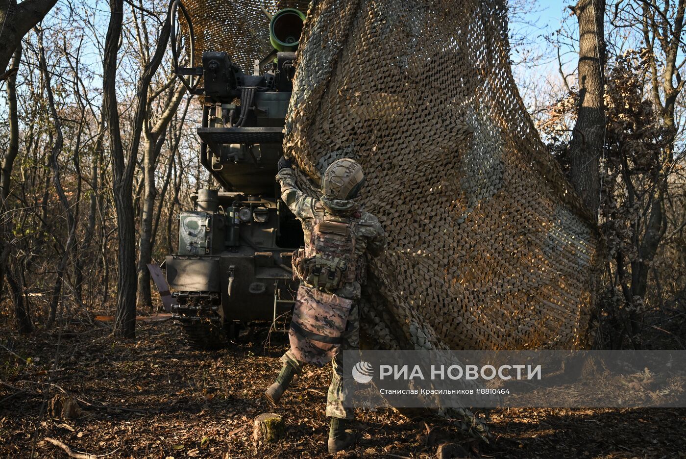 Боевое дежурство расчета "БУК-М2" группировки войск "Центр" на Красноармейском направлении