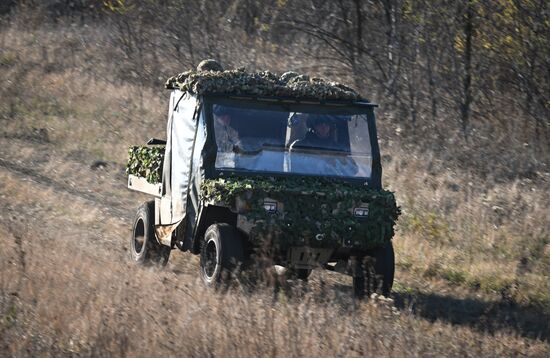 Боевое дежурство расчета "БУК-М2" группировки войск "Центр" на Красноармейском направлении