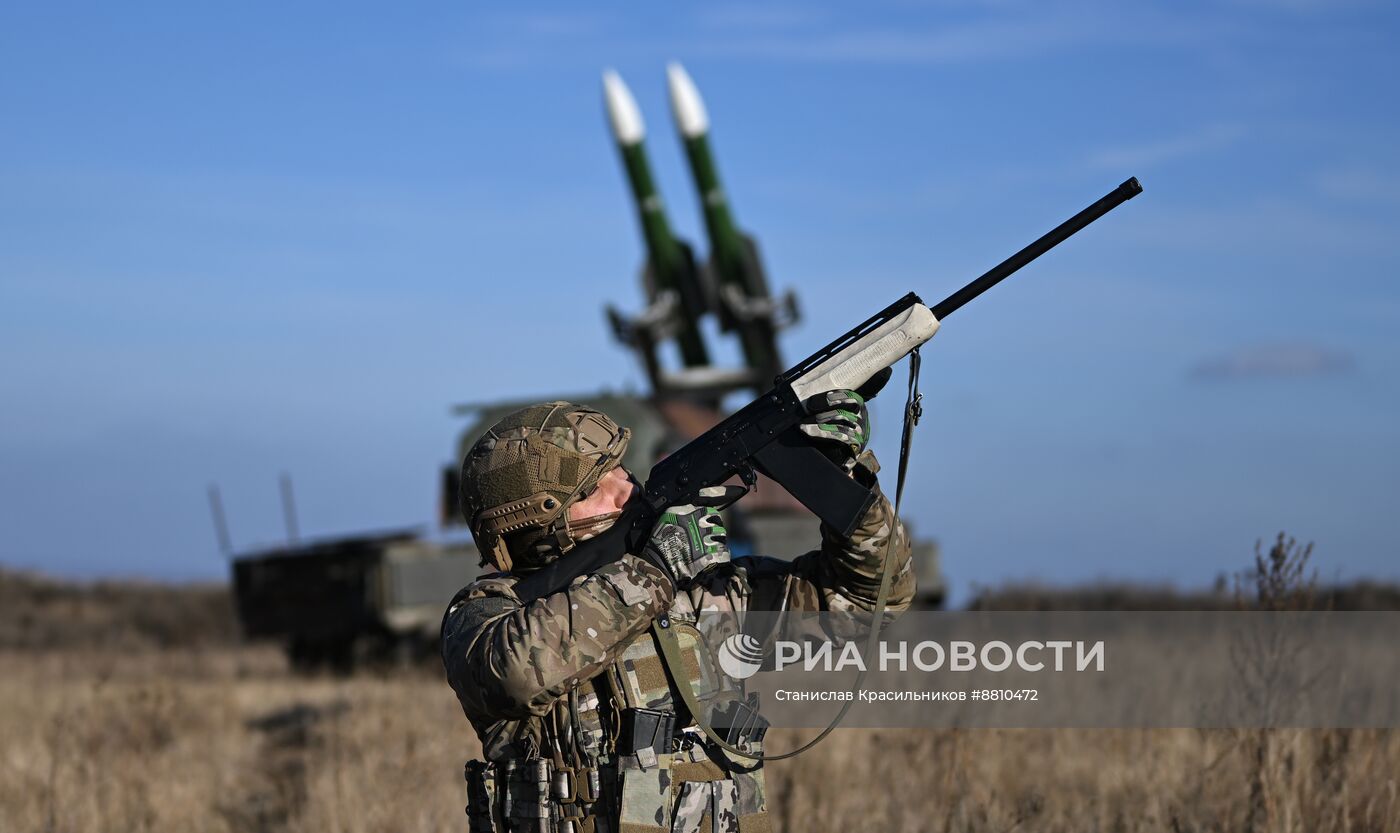 Боевое дежурство расчета "БУК-М2" группировки войск "Центр" на Красноармейском направлении