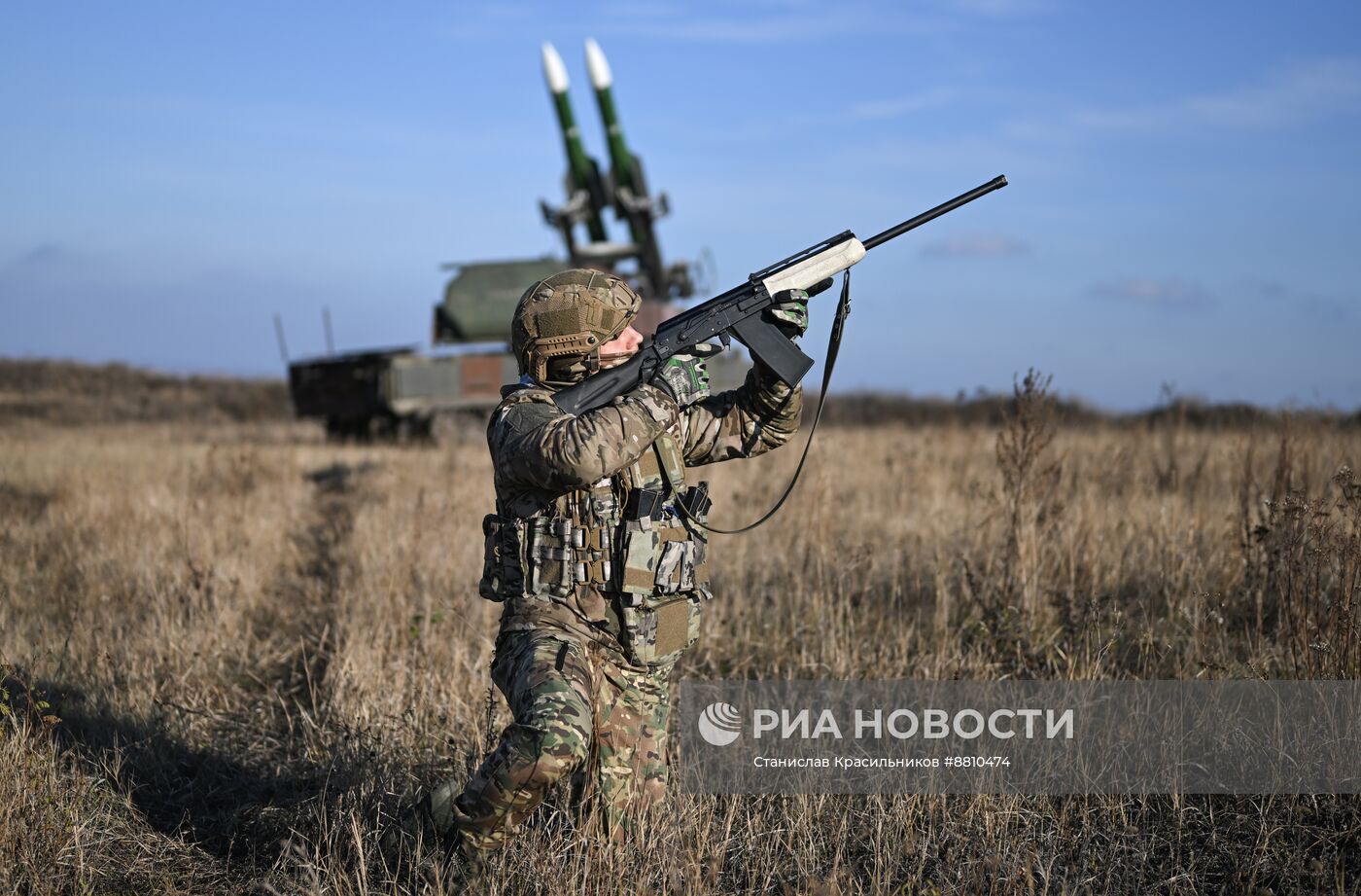 Боевое дежурство расчета "БУК-М2" группировки войск "Центр" на Красноармейском направлении