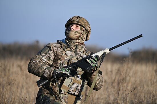 Боевое дежурство расчета "БУК-М2" группировки войск "Центр" на Красноармейском направлении