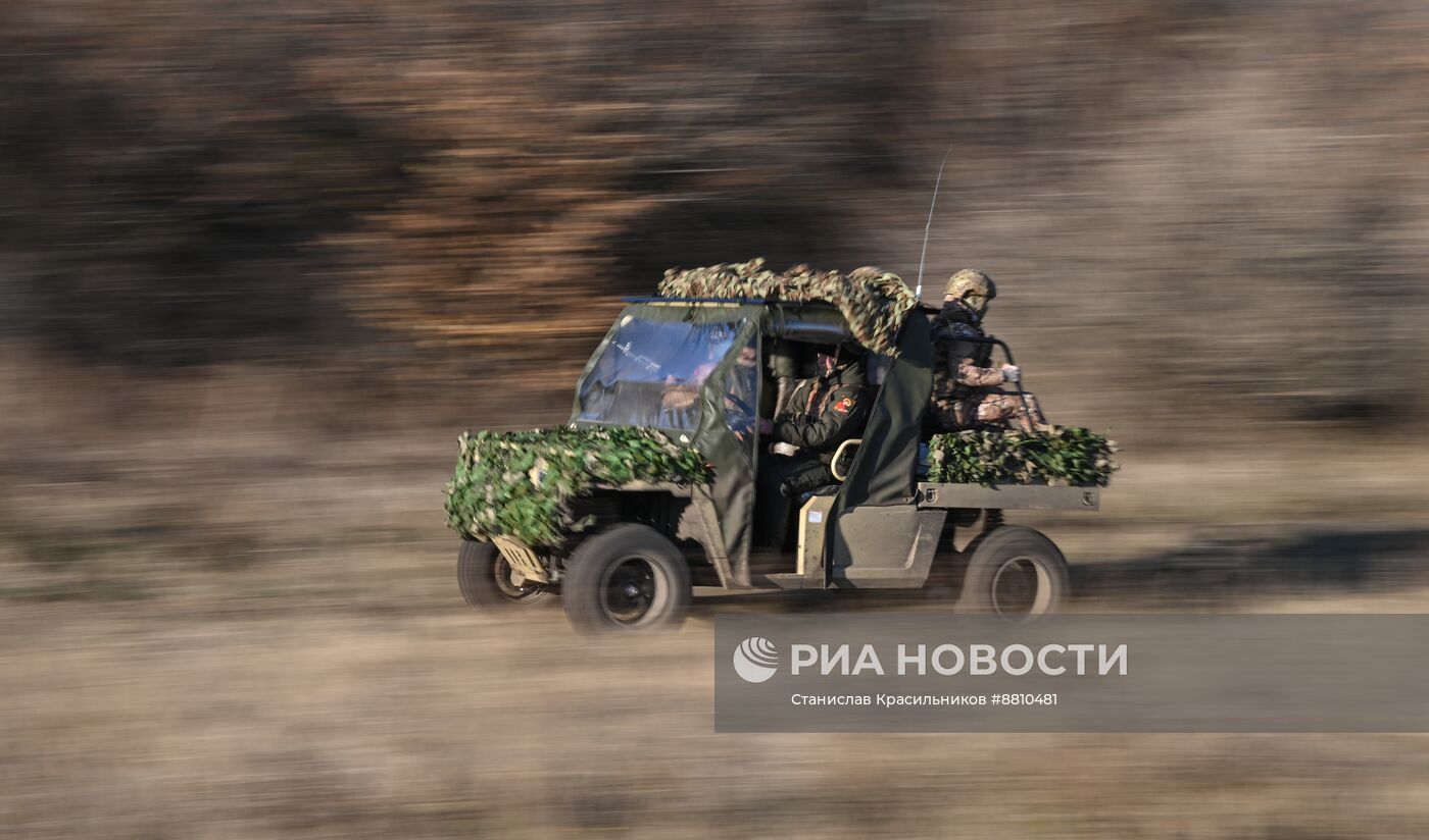 Боевое дежурство расчета "БУК-М2" группировки войск "Центр" на Красноармейском направлении