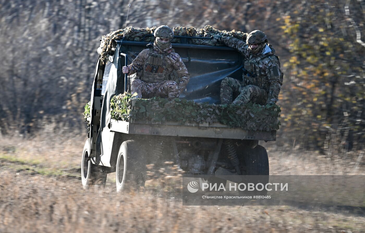 Боевое дежурство расчета "БУК-М2" группировки войск "Центр" на Красноармейском направлении