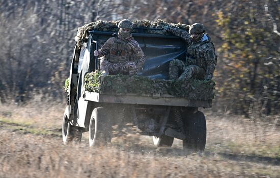 Боевое дежурство расчета "БУК-М2" группировки войск "Центр" на Красноармейском направлении