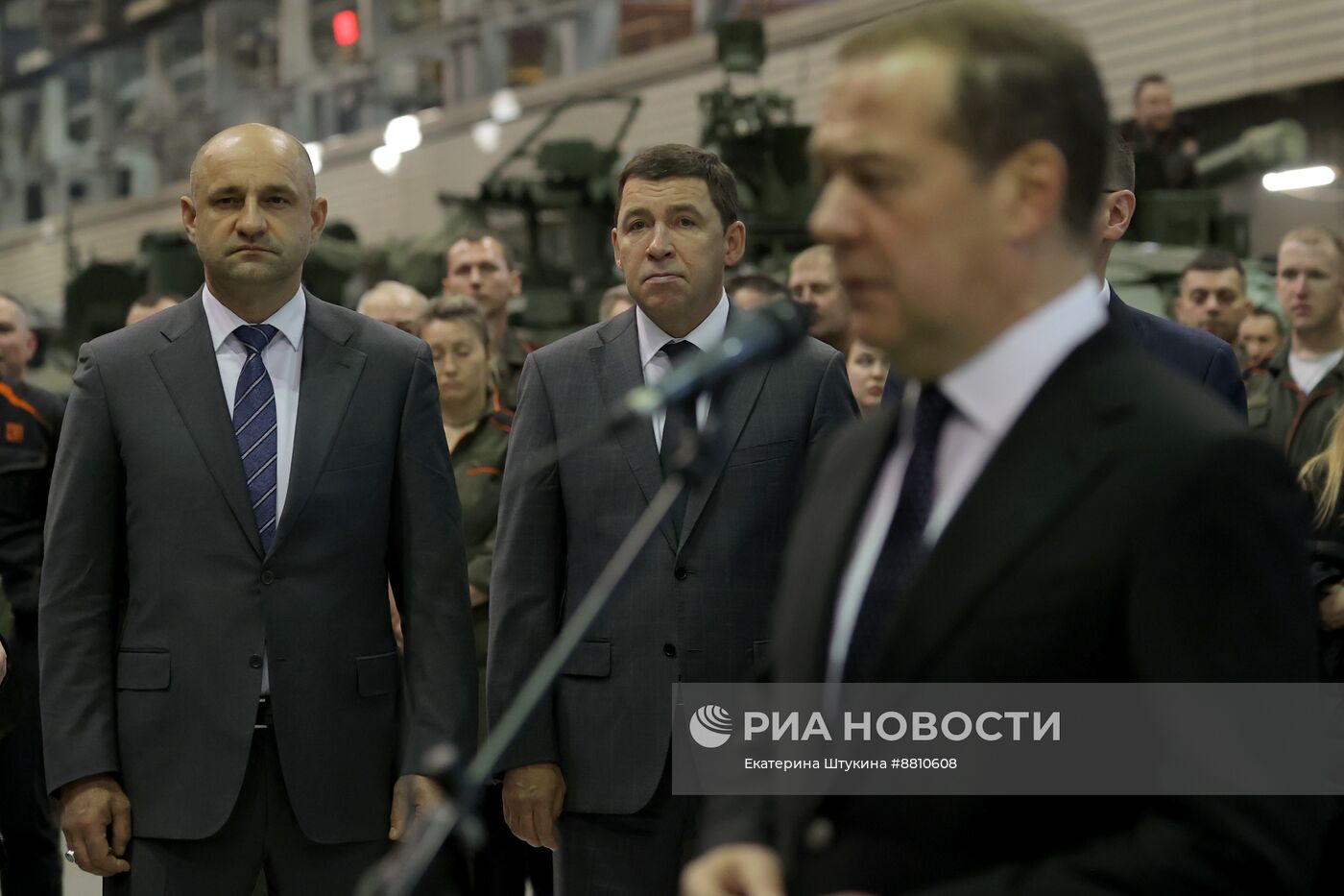 Рабочая поездка зампреда Совбеза РФ Д. Медведева в Уральский федеральный округ