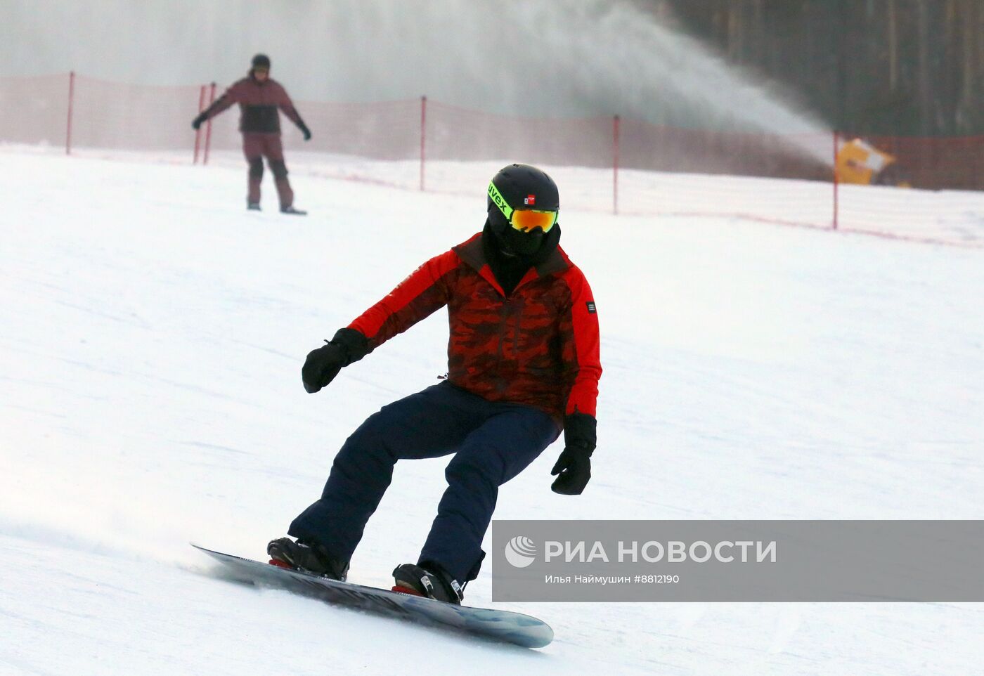 Открытие зимнего сезона в фанпарке "Бобровый лог" в Красноярске