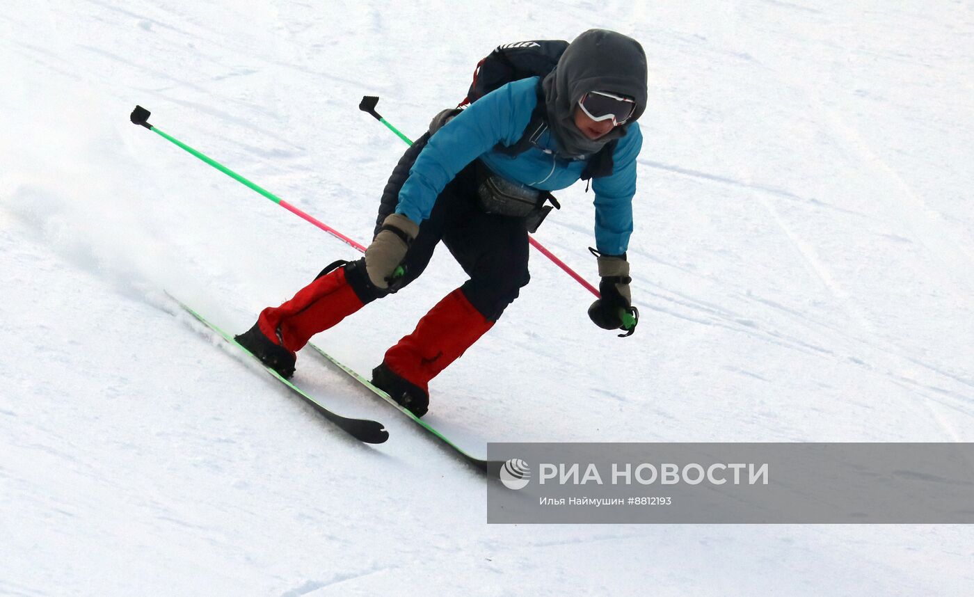 Открытие зимнего сезона в фанпарке "Бобровый лог" в Красноярске