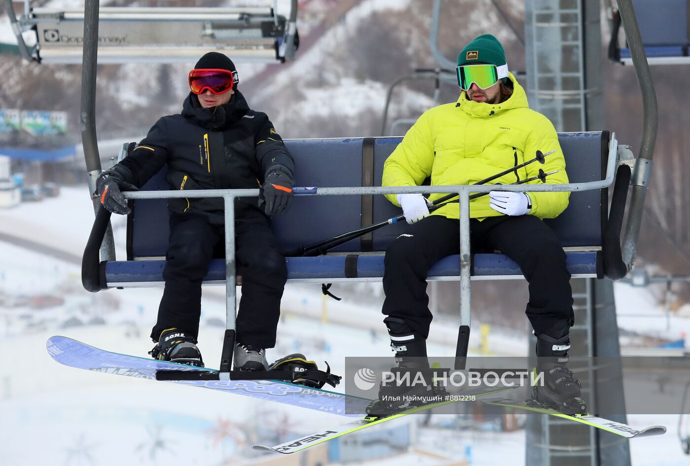 Открытие зимнего сезона в фанпарке "Бобровый лог" в Красноярске