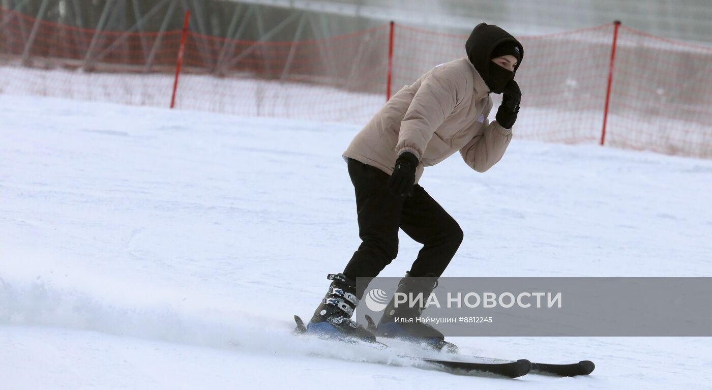 Открытие зимнего сезона в фанпарке "Бобровый лог" в Красноярске