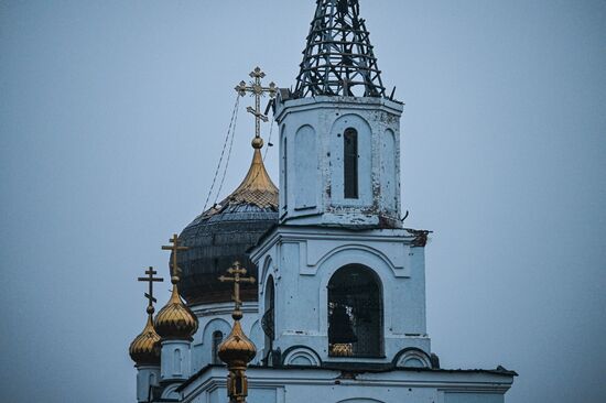 Освобожденные территории на Красноармейском направлении СВО