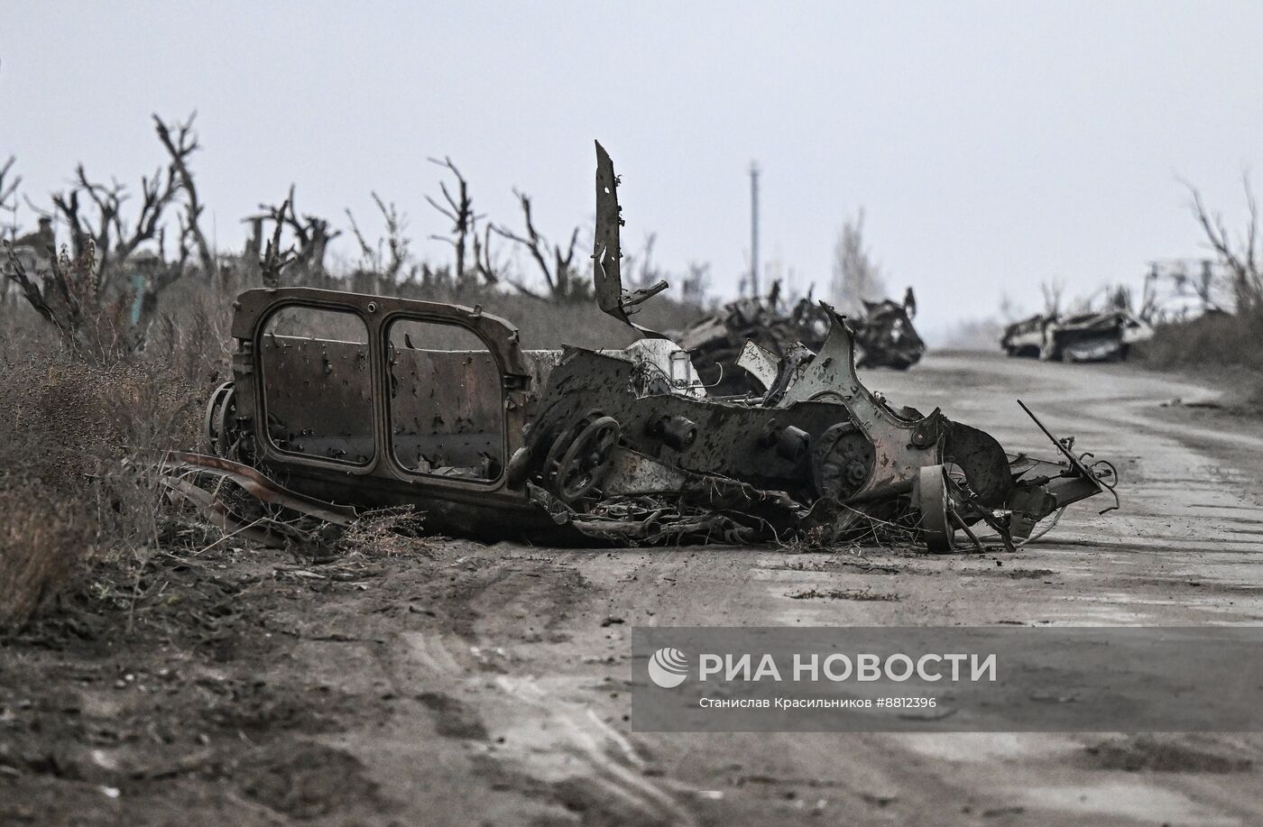 Освобожденные территории на Красноармейском направлении СВО