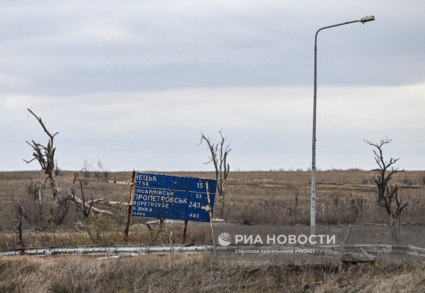 Освобожденные территории на Красноармейском направлении СВО