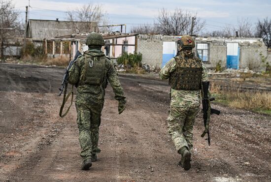 Освобожденные территории на Красноармейском направлении СВО