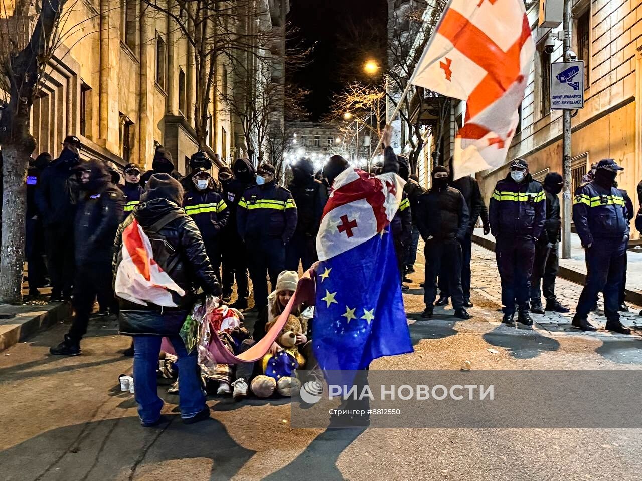 Митинг оппозиции в Тбилиси