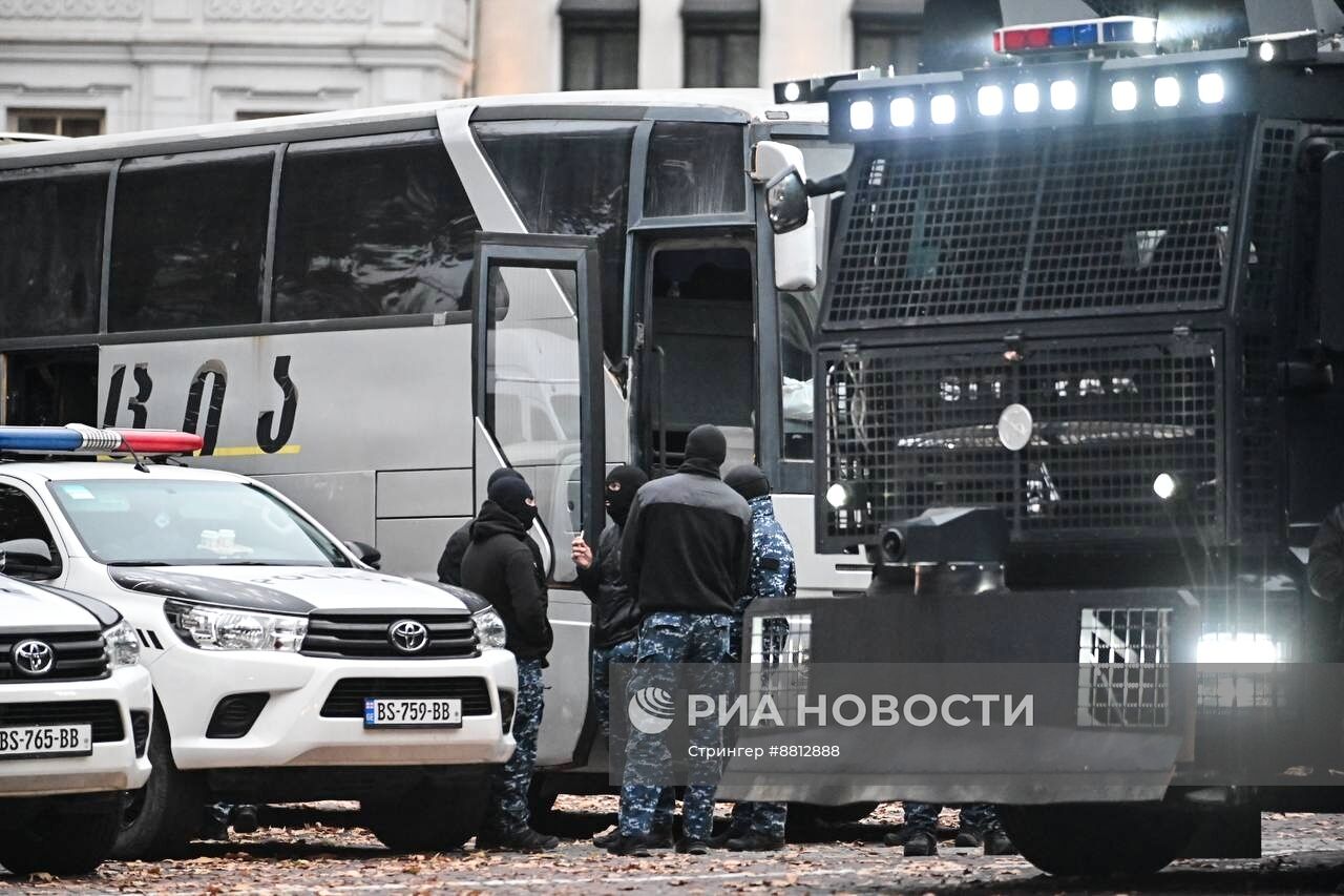 Митинг оппозиции в Тбилиси