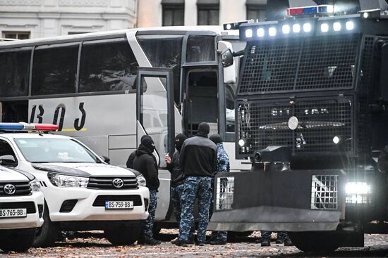 Митинг оппозиции в Тбилиси