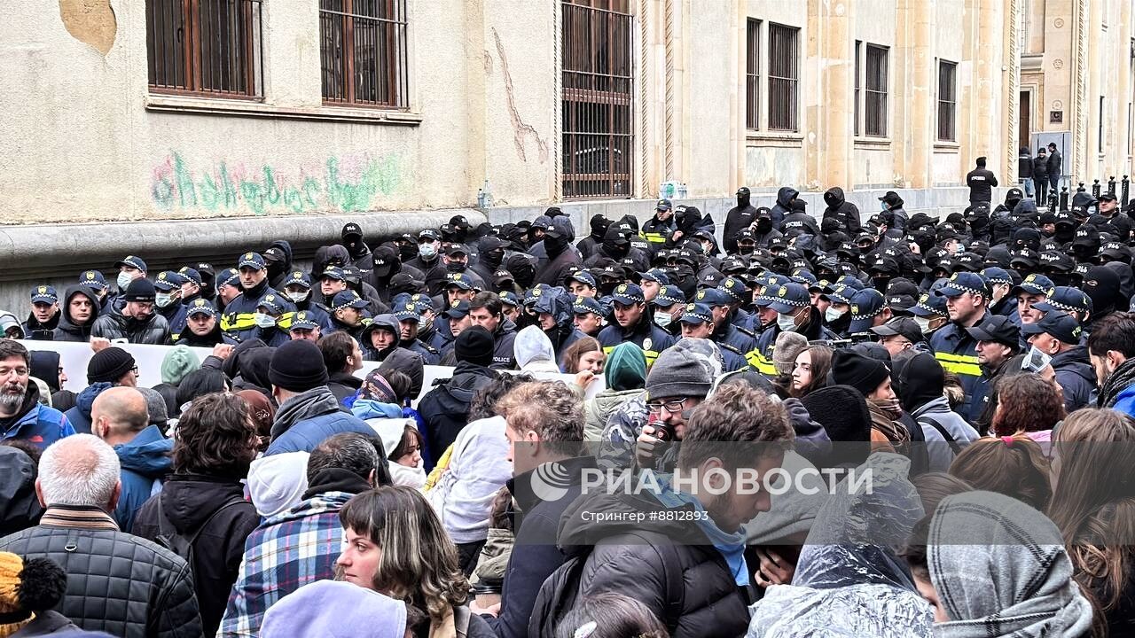 Митинг оппозиции в Тбилиси