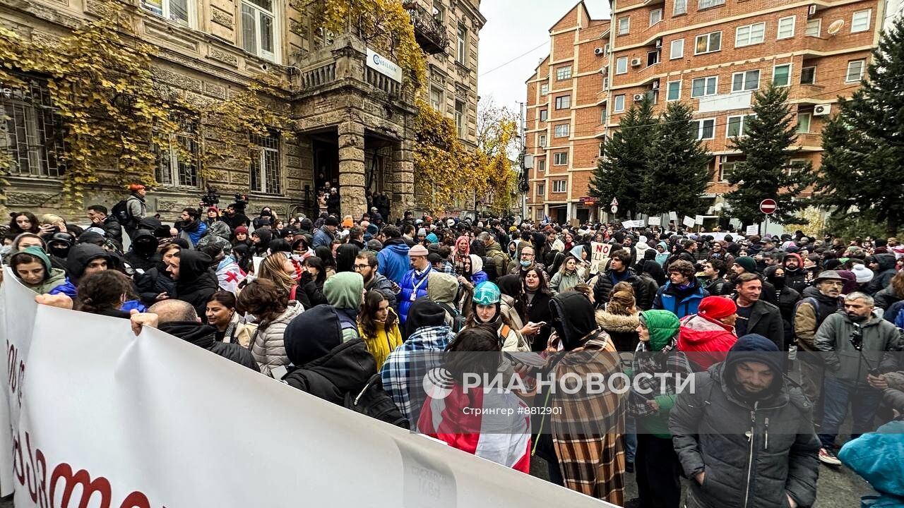 Митинг оппозиции в Тбилиси