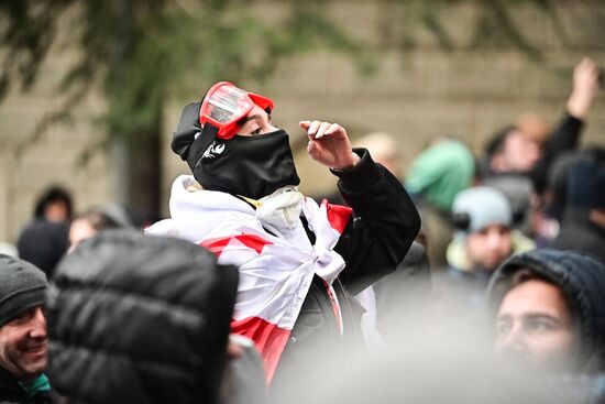 Митинг оппозиции в Тбилиси