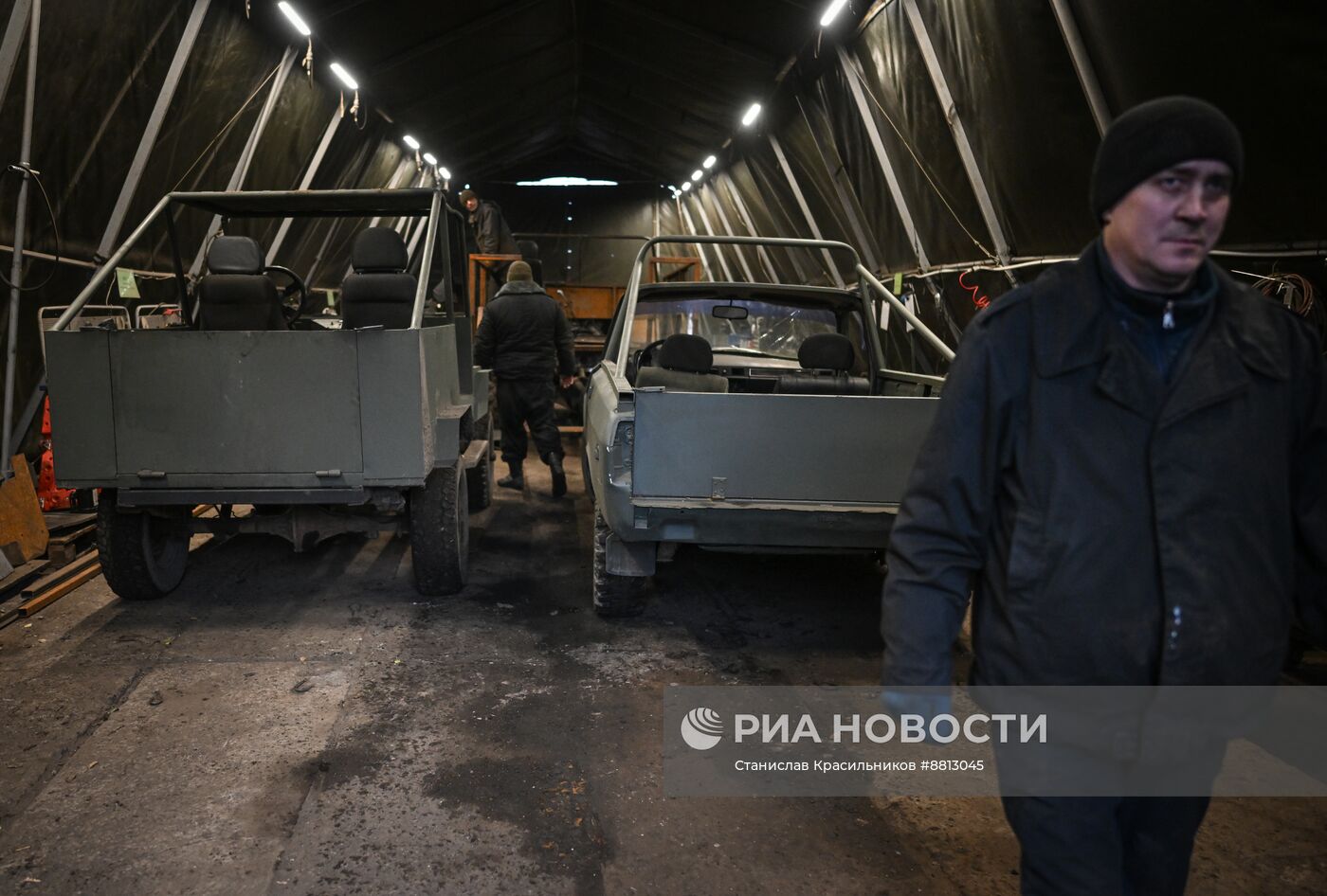 Изготовление багги бойцами группировки войск "Центр" на Красноармейском направлении СВО