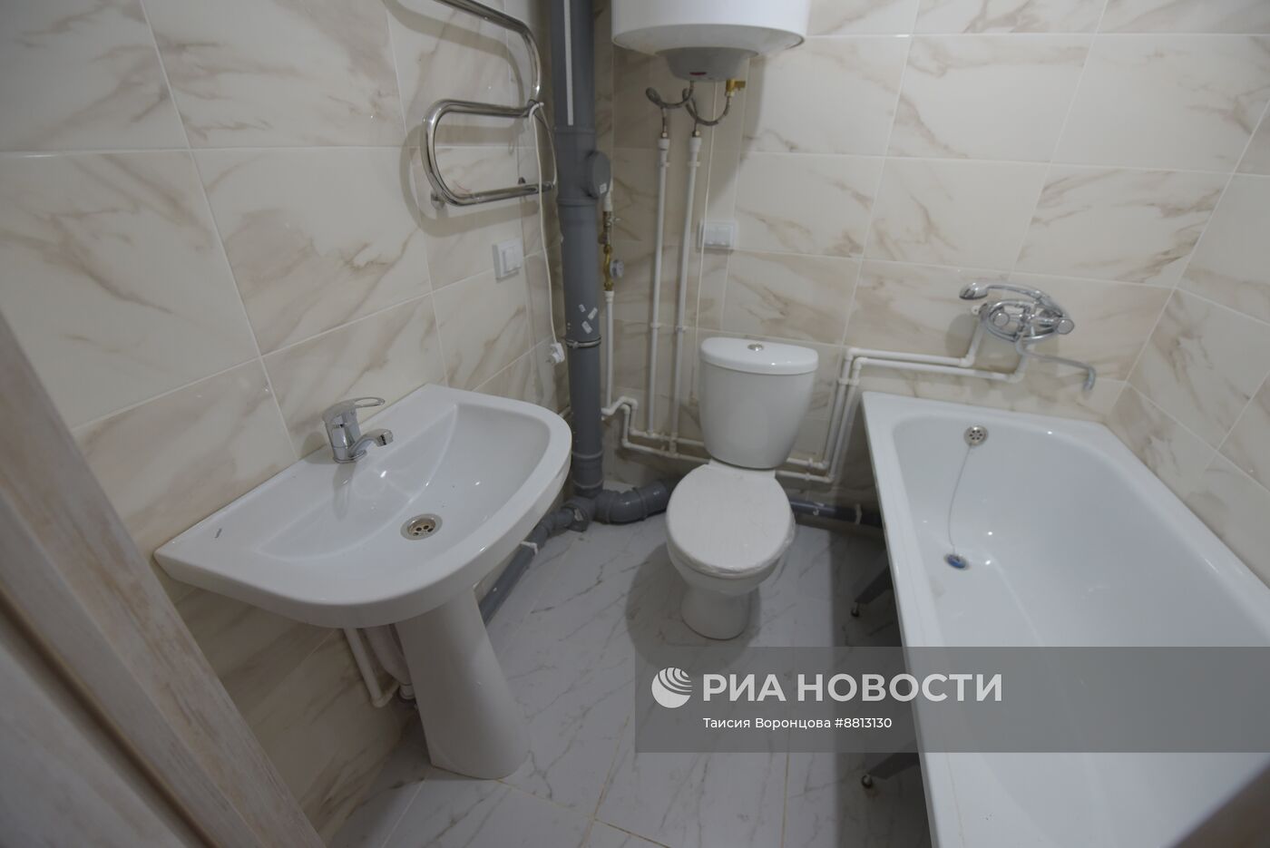 Сдача в эксплуатацию первого восстановленного дома в Авдеевке