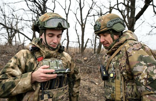 Боевая работа САУ 2С7М "Малка" группировки войск "Центр" на Красноармейском направлении СВО